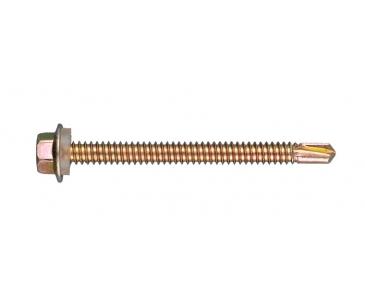 Hexagonal flange drill screw